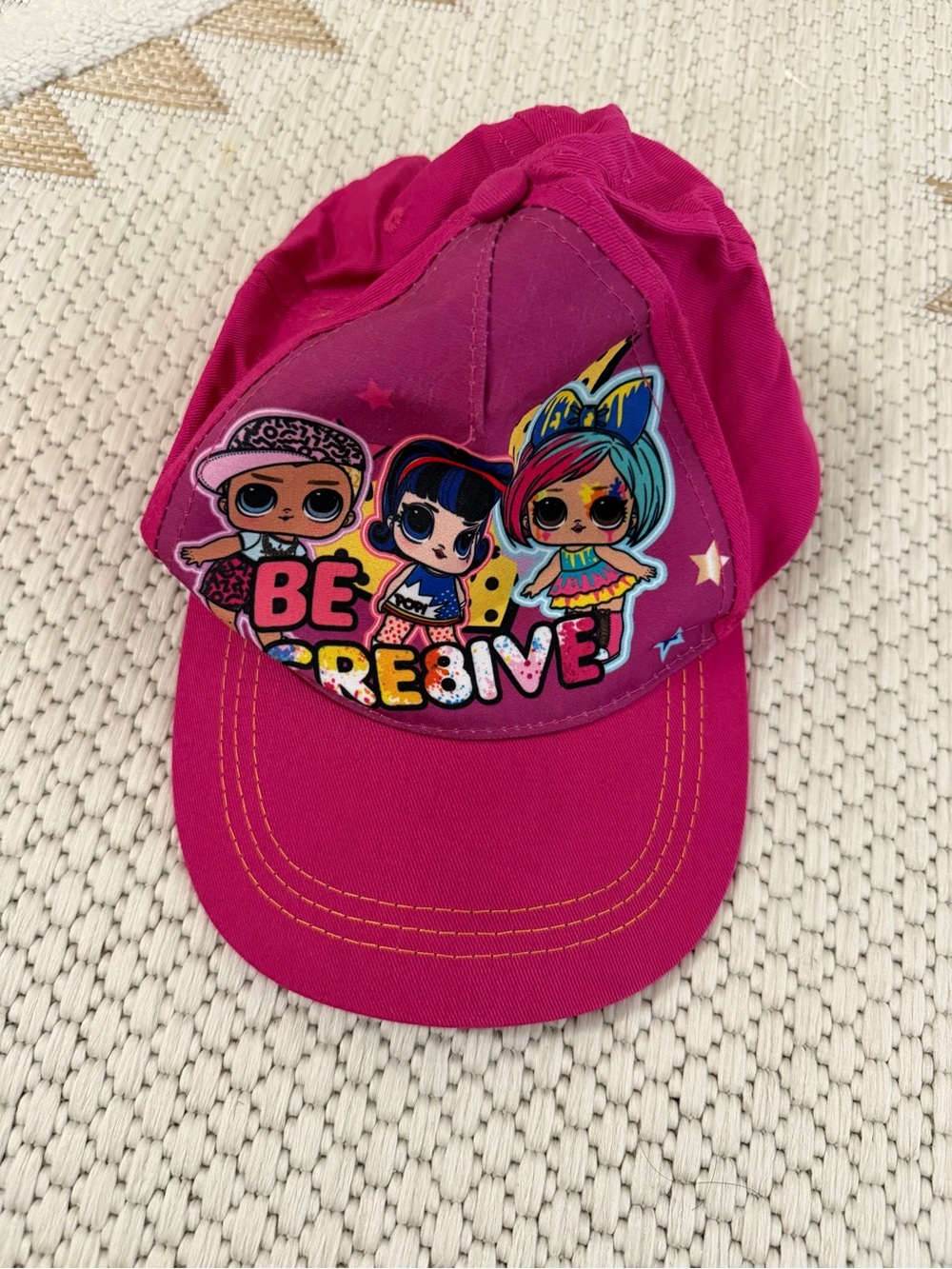 L.O.L. Surprise! Kids' Pink 'Be Creative' Baseball Cap
